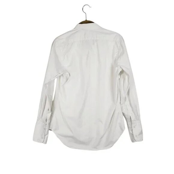 Nili Lotan NL Shirt White Cotton Button Down Long Sleeve Top Womens Size Small - Picture 2 of 7